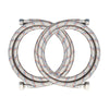 2Pcs 72" Faucet Hose Connector, 3/8" Comp x 1/2" FIP Braided Stainless Steel Faucet Water Supply Lines for Bathroom Kitchen Sink Faucet