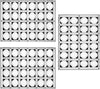 3 Pack Heat Plates Shield Grill Ceramic Briquettes Tray for DELTA Grill DHBQ38R/S-BN, DHBQ38R/S-BL, DHBQ 26G-BN, DHBQ 26G-BL