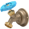 1/2 x 3/4 Inch MHT 45 Degree Hose Bibb, Multi Turn, Push To Connect Brass Plumbing Fitting, PEX Pipe, Copper, CPVC, PE-RT, HDPE, 24632LF