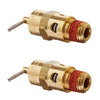 2PCS 1/4 Inch NPT 175 PSI Air Compressor Pressure Relief Safety Valve Brass Automatic Air Vent Valve NPT Threaded Air Compressor Part