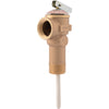 3/4 Inch NCLX-5L Temperature and Pressure Relief Valve, Push to Connect Brass Plumbing Fittings, Copper, CPVC Pipe, 150 PSI, 18821-0150