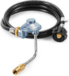 Regulator and 5FT LP Adapter Hose Kit for Blackstone 17 Inch and 22 Inch Tabletop Griddle Grills, Pit Boss and Blue Rhino Razor Griddles