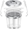 Fire Pit Accessory Kit for Solo Stove Bonfire 19.5 Inch Fire Pits, Grill Grate & Base & Top Cover & Moving Rod