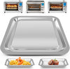 Air Fryer Grill Pan for Emeril Lagasse Everyday 360 Air Fryer, 12"×10" Stainless Steel Air Fryer Tray Accessories Grill Plate Crisper Plate Rack