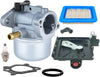 Carburetor Kit 799868 Compatible with Briggs & Stratton 498170 799872 694202 497586 498254 790821-14111 Carb + 795259 Air Filter Cleaner Primer Base
