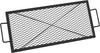 32-Inch Barbecue Rectangle X-Marks Wood Fire Pit Cooking Grill Grate, Outdoor Camping Firepit Accessories