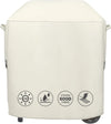 Grill Cover 7113 for Weber Q100, Q120, Q1000, Q1200, Q200, Q220, Q2000, Q2200, Q2400, Q2800N+ Series Gas Grills, 600D BBQ Gas Grill Cover, Beige