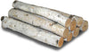 8Pcs White Birch Logs, Natural Bark Wood Logs for Indoor Outdoor Home Décor, 15.5 to 17.5 inch