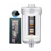 2 Micron High Flow Visible Washing Machine Water Filter, 99.5% Removal of Chlorine Fluoride, Heavy Metals, Scale, Clothes Yellowing, Reduces Dry Skin