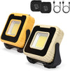 2 Pack Led Work Light for Emergency/Tent/Outdoor, Rechargeable Magnetic Work Light Portable Camping Light, LED Camping Lantern, 1000 Lumen

