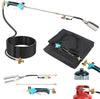 Propane Weed Torch Burner, 1,800,000 BTU Blow Torch, 39" Long with 10FT Hose, 3-Section Detachable Design with Storage Bag for Weeding, Ice & Snow