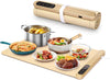 Electric Warming Tray with 6 Temp Setting, Rollable & Portable Food Warmer Silicone Heating Mat for Parties, Premium Graphene Material