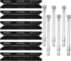 Burner Heat Plates Kit for Permasteel 6 Burner Grill PG-40612SOLE PG-40612SOLE-1, PMS40500098 40500098 PMS61000005 61000005 Replacement Parts