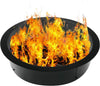 Fire Pit Ring 36-Inch Outer/30-Inch Inner Diameter Wood Firepit Ring DIY Fire Pit Rim Above or In-Ground for Backyard, Camping Outdoors