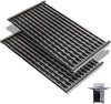 Grill Grates for Char-Broil 22652143 Edge Electric Grill, Stamped Porcelain Steel Cooking Grates Replace for E330-1000-W1, 2 Pack
