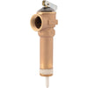 3/4 Inch NCLX-A Temperature and Pressure Relief Valve, Push to Connect Brass Plumbing Fittings, Copper, CPVC Pipe, 150 PSI, 21714-0150
