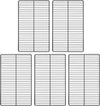 Cooking Grate Smoking Rack for Pit Boss PBV6PSE Pro Series Elite 6-Series Wood Pellet Smoker, 22.2" x 13" Enamel Coated Smoker Grates, 5 Pack