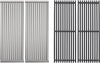 Cooking Grates & Emitter Plates for Char-Broil 463244212, 463270615, 463272912, 463273615, 466270612, 463241014, 466241014 2 Burner Gas Grills
