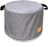 Fire Pit Cover for 19.5 Inch Solo Stove, Grey Waterproof Heavy Protective Solo Stove Bonfire Accessories for Camping and Outdoors