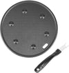 Cast Iron Heat Diffuser for Gas Stove, Matt Enamel, Flame Tamer Simmer Plate With Removable Handle for Kitchen Even Heat & Temperature Control