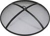 40 Inch Dia Round Fire Pit Top Spark Screen Metal Mesh Lid Cover with Ring Handle for Indoor & Outdoor Backyard Patio Accessories