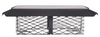 Shelter Adjustable Clamp On Single Chimney Cover, Fits Outside Various Sizes of Existing Clay Flue Tile, Large, Black Galvanized Steel
