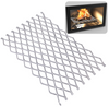 Fireplace Grate Ember Retainer, 11.8x7 Inches Steel Mesh