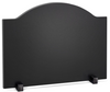 26" Fireplace Back Plates - Iron Fireback with Feet, Fireplace Wall Protection Heat Reflect Panel