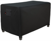 Rectangular Gas Fire Pit Table Cover 64 x 30 inch Outdoor Waterproof and Weatherproof Heavy Duty 600D Patio Furniture Table Fireplaces Covers