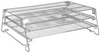 Jerky Rack, 21" Foldable Sliding Cooking Grate Stainless Steel 3 Tiered Warming Rack for Traeger, Pit Boss, Camp Chef, Other Pellet Smoker Grills