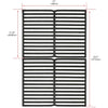15" Grill Grates for Weber Genesis Silver A, Cast Iron Grill Replacement 7522