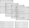 Cooking Grate for Masterbuilt 20050106, 20050107, 20050108, 20050117, 20050207, 20050208 30" Propane Smokers , 4pcs 13.3" x 13.6"