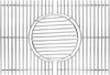 Gourmet Barbeque System Cooking Grates Kit for Weber Genesis II and Genesis II LX 300 Series Grill Models