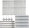 Repair Kit for Master Forge 1010037 Grill Burners, Plates Tent Shield and Cooking Grids Grill Grate Replacement Parts