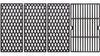 Cooking Grates for RevoAce GBC1690W-C, WM16-GBC1690W, GBC1690W, GBC1690W, GBC1690W-C, WM16-GBC1690W, BY16-101-002-06 Charcoal Gas Combo Smoker Grills