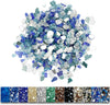 10 Pounds 1/2 Inch High Luster Reflective Tempered Glass Rocks Fire Glass for Natural or Propane Fire Pit & Fireplace