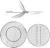 Grates & Cleaning System for 22'' Weber Charcoal Kettles, 8835 + 7441+7444 Grills Replacement Parts